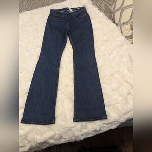 New York & Company Indigo Wide Leg Jeans